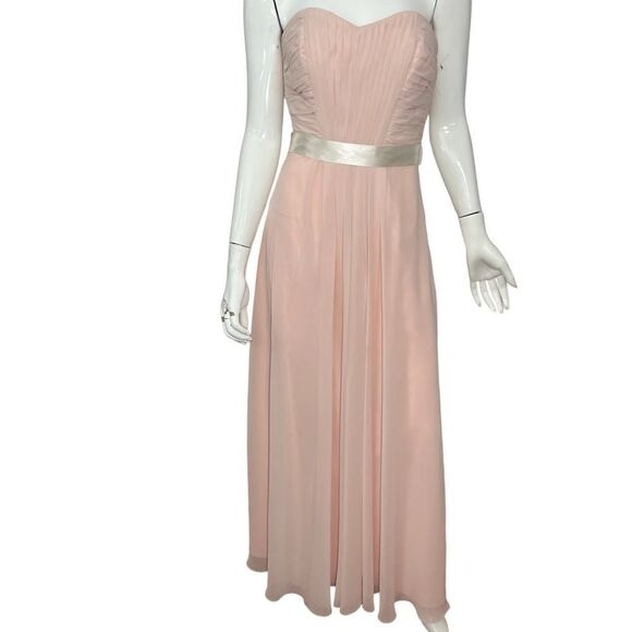 Bill Levkoff Strapless Blush Pink Strapless Formal Dress -- 0 - Picture 2 of 9